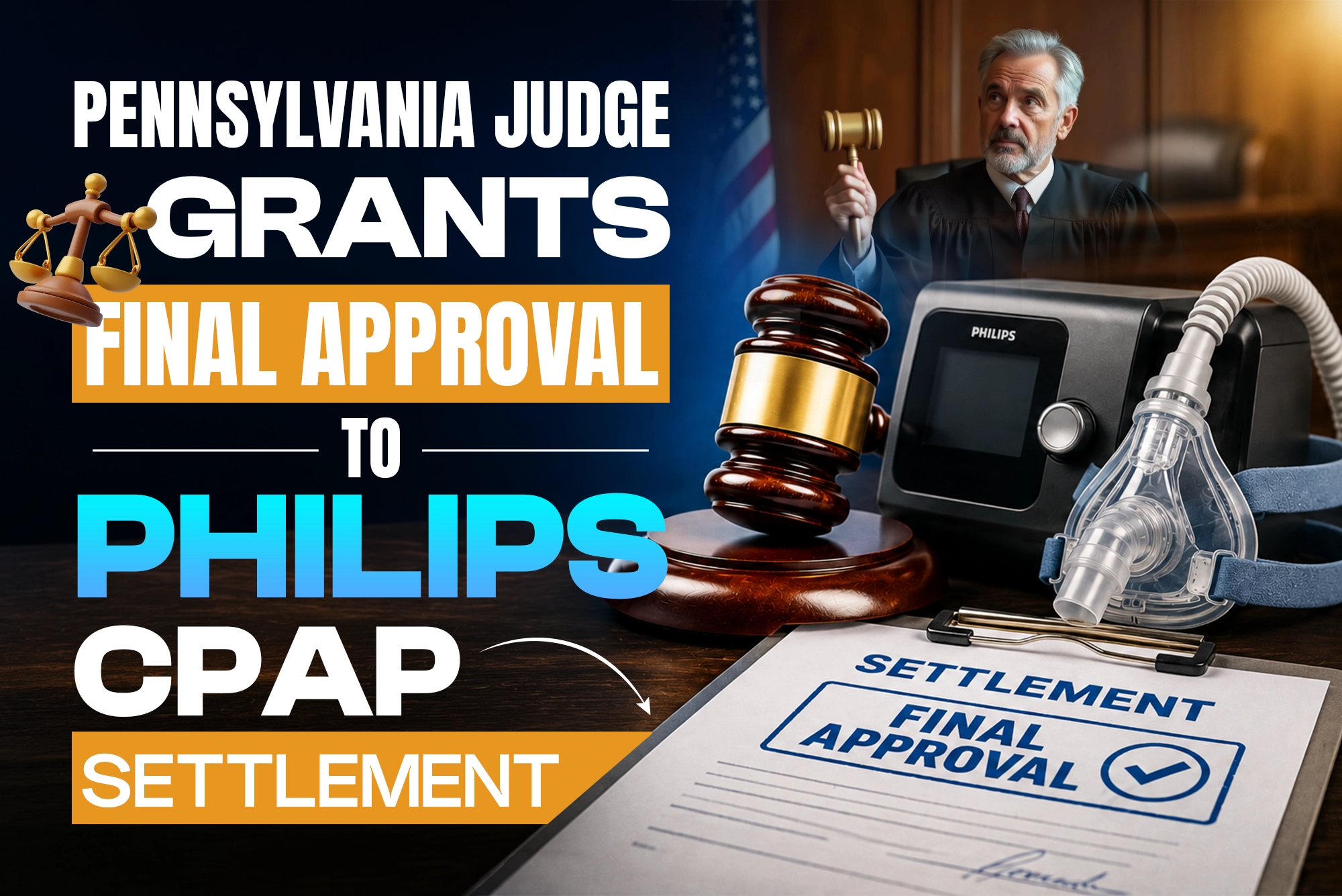 Pennsylvania Judge Grants Final Approval to Philips CPAP Settlement